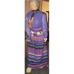 Roadside Attraction Wooden Indian Woman