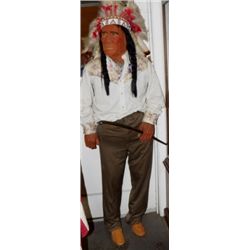 Roadside Attraction Indian Mannequin