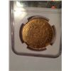 Image 2 : 1776 GOLD SPANISH COLUMBIA 8 ESCUDO LARGE COIN NGC AU DETAILS