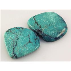 Natural Turquoise 183.00ctw Loose Gemstone Lot of 4