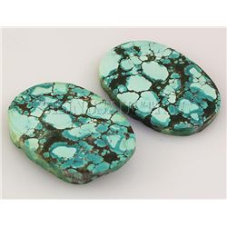 Natural Turquoise 143.86ctw Loose Gemstone 2pc Big Size