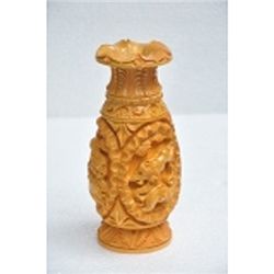 Haldu Wood Flower Vase size 8in.x4in.