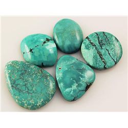 Natural Turquoise 151.93ctw Loose Small Gemstone Lot of