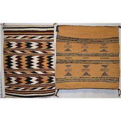 TWO NAVAJO TEXTILES