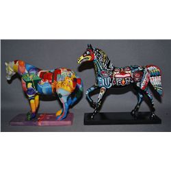 TWO PAINTED PONIES