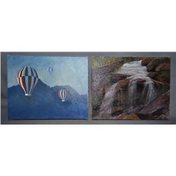 TWO ORIGINAL PAINTINGS