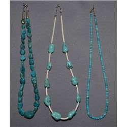 THREE PUEBLO CHOKERS