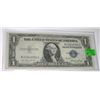Image 1 : 1935 SERIES E $1 SILVER CERTIFICATE BILL SERIAL # N22848594I *RARE CRISP VERY FINE EARLY NOTE*!!