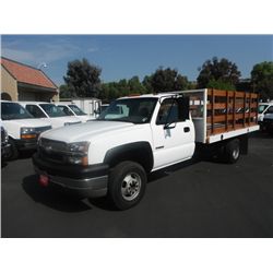 2003,Chevrolet C3500 12' Stake body
