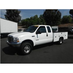 2004,Ford F-250 Diesel 4x4 Utility body