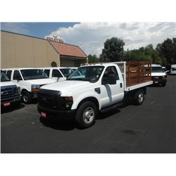 2008,Ford F350 Regular Cab 9' Stake Bed