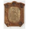 Image 1 : Antique Picture of Hunter in Folk Art Frame