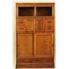 Image 1 : Antique Oak Bookcase / File Cabinet Combination