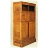 Image 8 : Antique Oak Bookcase / File Cabinet Combination