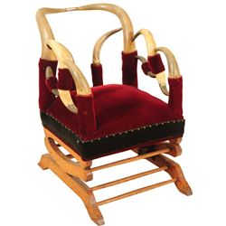 Victorian Horn Rocking Chair