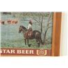 Image 2 : Lone Star Beer Lighted Sign Ranch Oak Frame