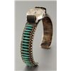 Image 2 : Zuni Indian Sterling and Turquoise Watch Band