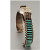 Image 3 : Zuni Indian Sterling and Turquoise Watch Band
