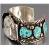 Image 2 : Sterling Silver Turquoise Indian Watch Band