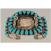 Image 2 : Silver And Turquoise Navajo Indian Watch Band