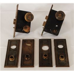 2 Bell Telephone Door Knobs