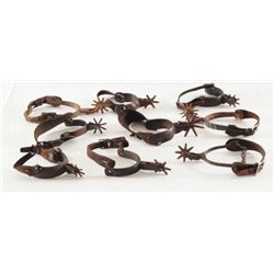 Collection Of Single Old Mexican Spurs