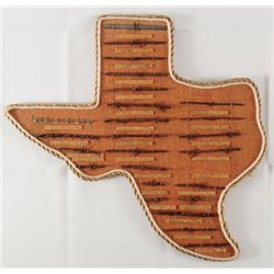Texas Barbed Wire Collection Display
