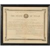 Image 1 : Texas Governor T.M. Campbell Signed Document 1908