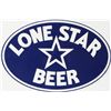 Image 1 : Lone Star Beer Oval Tin Sign 1995
