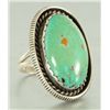 Image 1 : L. Nez Signed Turquoise Sterling Silver Ring