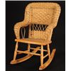 Image 1 : Antique Childs Wicker Rocking Chair