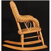 Image 8 : Antique Childs Wicker Rocking Chair