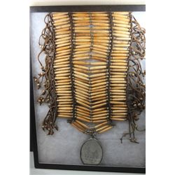 Bone Breast Plate w/ Medallion