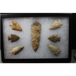 Archaic Knife, 6 Pts, Turly Coll. Madison co., Ill