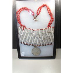 Beaded Breast Plate w/ Medallion