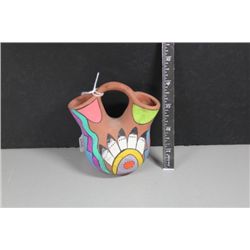 Two Small Contemporary Southwestern Pots, Marriage & Pot