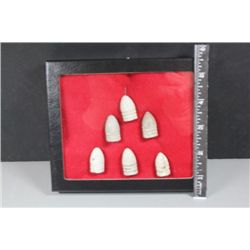 Six Civil War Bullets