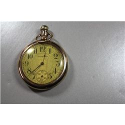 South Bend, 15J, 16S, GF Case, Case & Crystal Ok, Dial bad. Runs Well