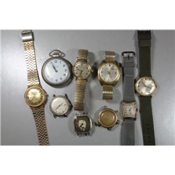 Bag of Gold Filled & Base Metal Watches