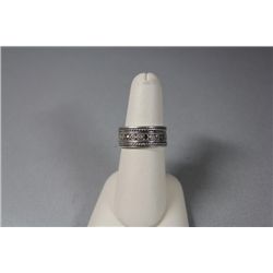 Sterling Ring w Marqusites, Size 7 1.2