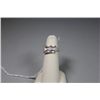 Image 1 : Sterling Ring w/ White Stones, size 5 3/4