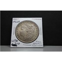 1669 Morgan Silver Dollar MS-60