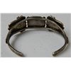 Image 3 : Navajo Silver and Turquoise Bracelet