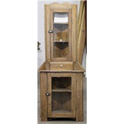 1910 Hand Built Corner Cabinet