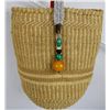 Image 2 : African Basket with Beaded Strap