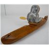 Image 3 : Inuit Eskimo Kayak Sculpture