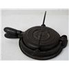 Image 1 : Wapak Cast Iron Waffle Iron Sampler or Toy