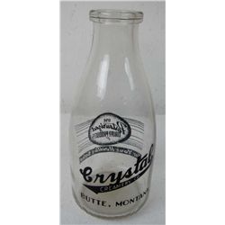 Crystal Creamery Butte, Mt Milk Bottle