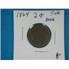 Image 1 : 1864 2 CENT COPPER