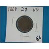 Image 1 : 1868 2 CENT COPPER